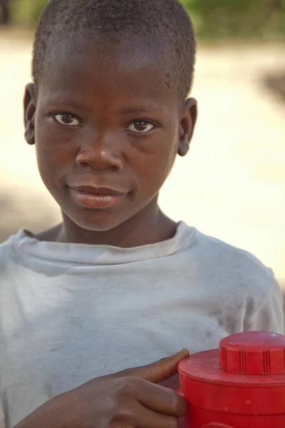 Xai Xai Mosambik Nahaufnahme Eines Jungen Nicht Identifizierten Afrikanischen Jungen — Stockfoto
