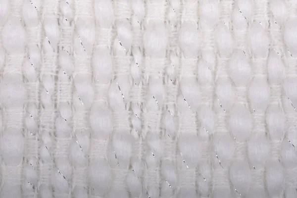 Artic Bílé Jemné Plyšové Akrylové Vlněné Tkaniny Textury Detailní Pro — Stock fotografie