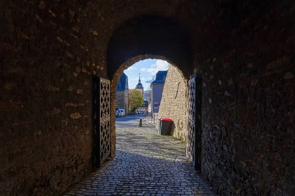 锡根历史上的上城堡之门 — 图库照片