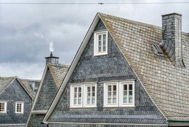 Historical slate houses in Freudenberg