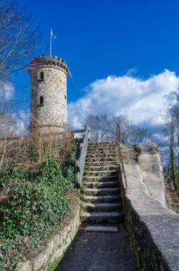 Defence tower of a historical castle in Tecklenburg