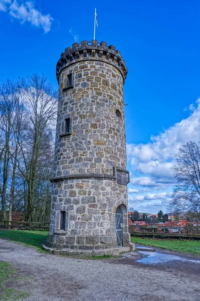 Tower Historical Castle Tecklenburg - Stock-foto