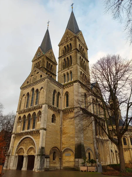 Visa Den Historiska Munsterkerk Centrala Roermond — Stockfoto