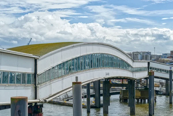 Pont Historique Outre Mer Dans Port Hambourg — Photo
