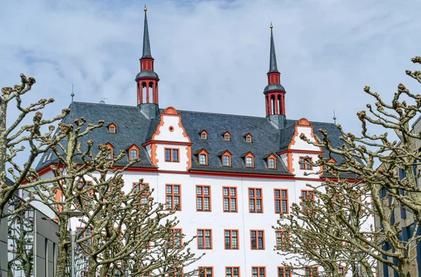 Колишня Будівля Історичного Університету Майнці — стокове фото