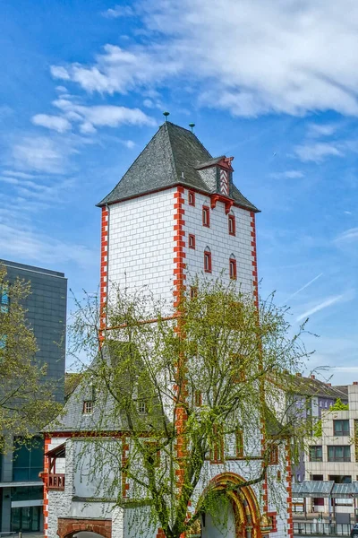 Histórica Torre Eisenturm Maguncia — Foto de Stock