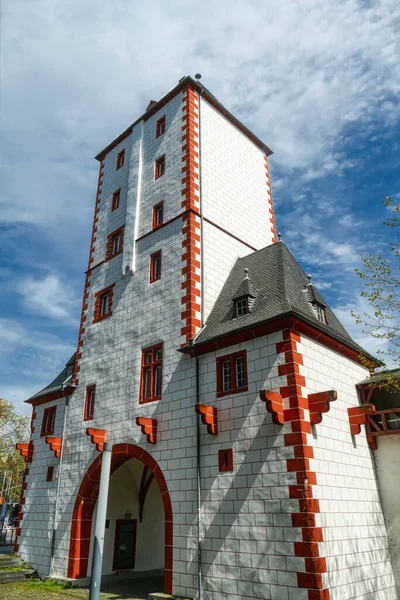 Vista Histórica Torre Eisenturm Mainz — Fotografia de Stock