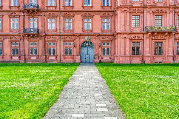 Fassade Des Historischen Kurfürstlichen Schlosses Mainz — Stockfoto