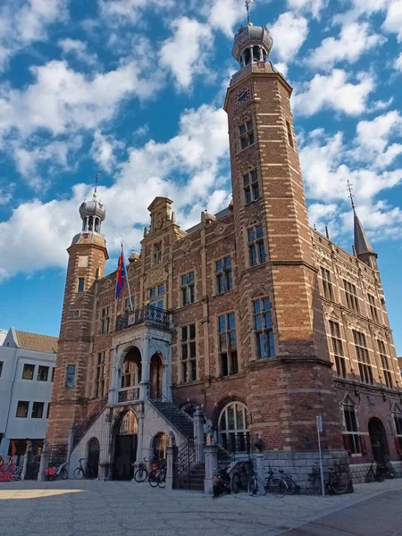 Blick Auf Den Marktplatz Und Das Historische Rathaus Von Venlo — Zdjęcie stockowe