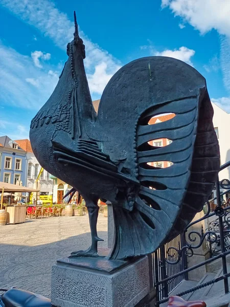 Tupp Skulptur Vid Stadshuset Vid Torget Venlo — Stockfoto