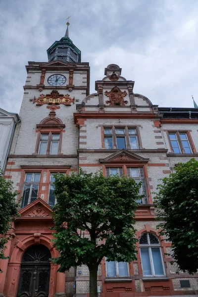 Bureau Poste Principal Historique Centre Ville Schwerin — Photo