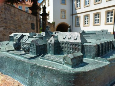 Goslar 'daki tarihi Domhof kilisesinin modeli.