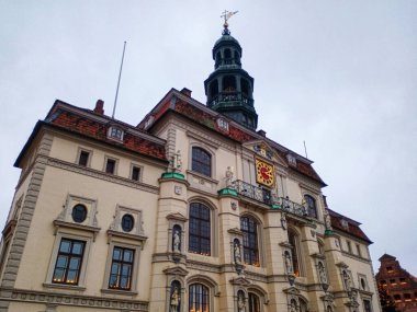 Luneburg 'daki tarihi belediye binası.
