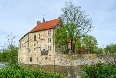 Luedinghausen 'de tarihi bir kale.