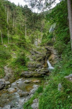 Bavyera 'daki Kuhflucht şelalelerinde
