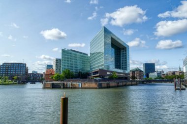 Hamburger 'deki Hafencity' de modern mimari