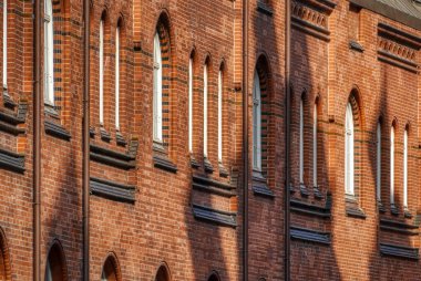 Hamburg şehir merkezinde tarihi mimari