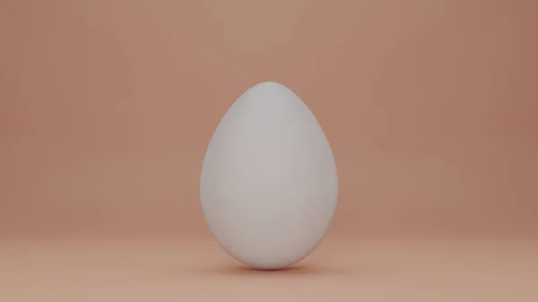 Vykreslování Sada Mnoha Kostek Tvořících Tvar Vajíčka Trojrozměrný Obraz Vejce — Stock fotografie