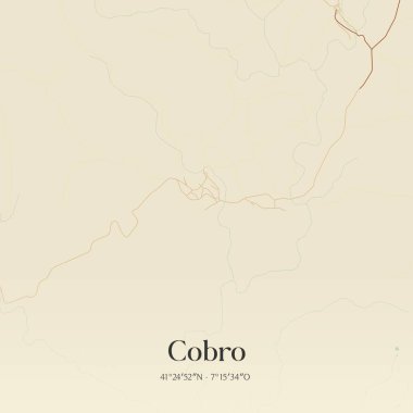 Mirandela, Portekiz 'de bulunan Cobro' nun klasik duvar sanat haritası. Ormanlar, yollar, şehirler, göller ve nehirlerle ilgili hava planı.