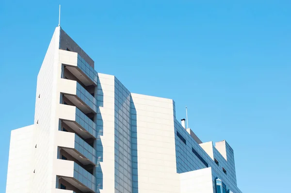 Şehir Merkezindeki Modern Binalar Yüksek Teknoloji Mimarisi — Stok fotoğraf