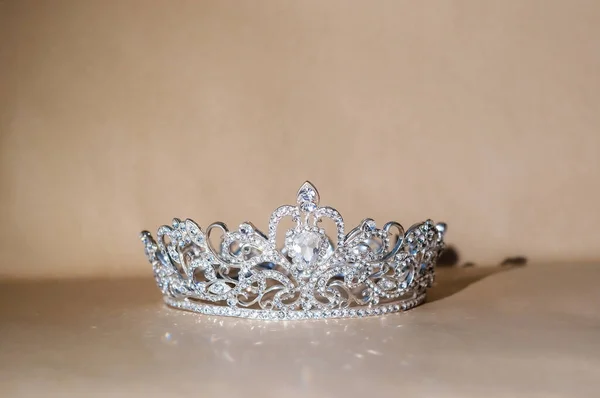 Princesa Coroa Real Diadem Pelo Rei Pela Rainha — Fotografia de Stock