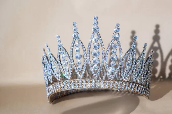 Mahkota Kerajaan Dalam Gaya Amerika Kemewahan Kecantikan Conrst — Stok Foto