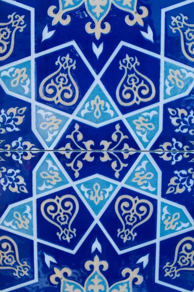 Oezbekistan Patroon Tasjkent Details Van Wanddecoratie — Stockfoto