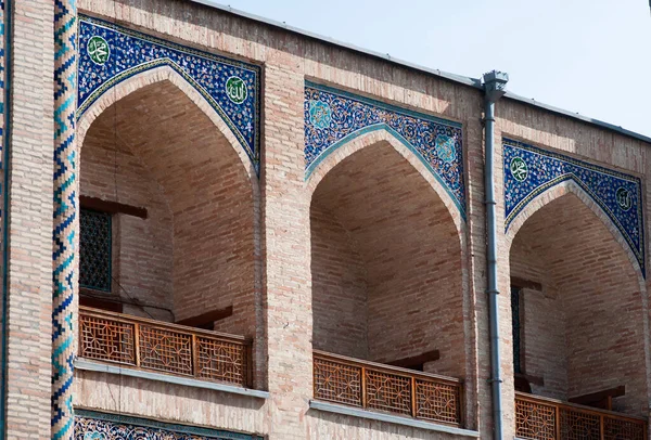 Uzbek Architecture Patterns Details Arches Tashkent Uzbekistan — Stock Photo, Image
