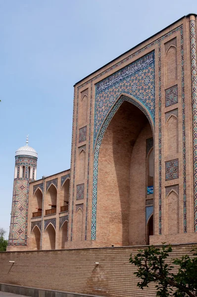 Madrasah Kukeldash Taşkent Özbekistan Ayrıntılar — Stok fotoğraf