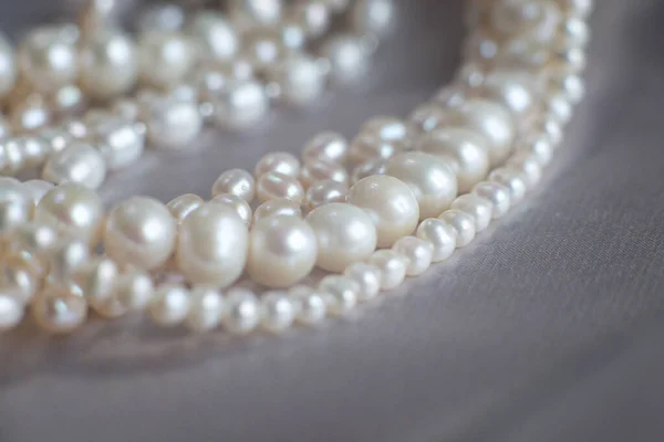 Luxury  necklace with pearl. Background, wealth