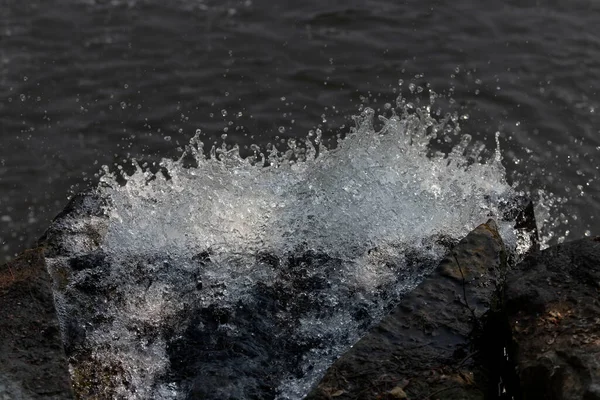 Piękny Mały Wodospad Parku Stanowym — Zdjęcie stockowe