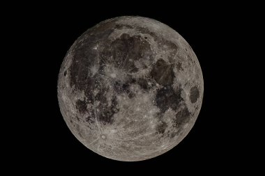 Mavi Ay ya da Sturgeon Moon adında bir dolunay.