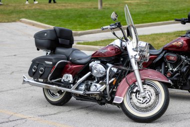 Hollanda, OH ABD 07 Eylül 2024: Harley Davidson performans süper motosikletleri birçok motorcu arasında popülerdir