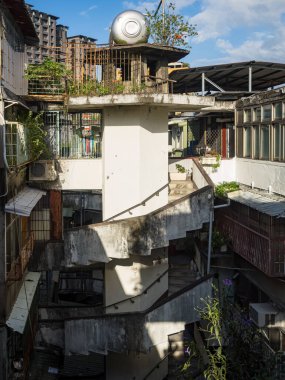 Eski konut apartman binası Taipei, Tayvan