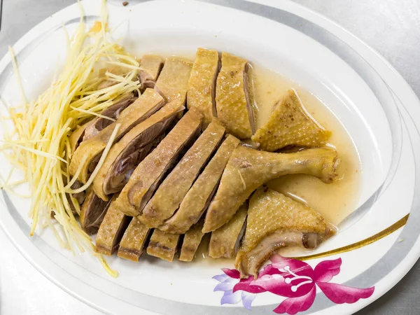Mâncare Tradițională Taiwaneză Rață Fiartă Tocată — Fotografie, imagine de stoc