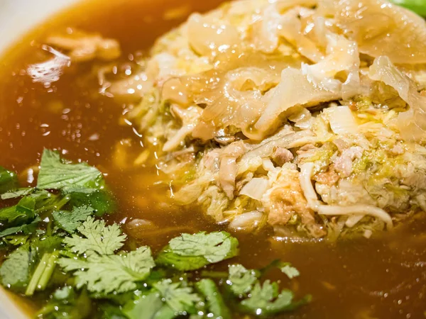 stock image Braised Assorted Mushrooms in Shark's Fin Soup