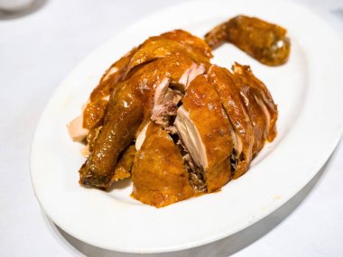 Doğranmış BBQ haşlanmış tavuk - Popüler Tayvan yemeği