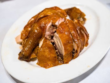 Doğranmış BBQ haşlanmış tavuk - Popüler Tayvan yemeği