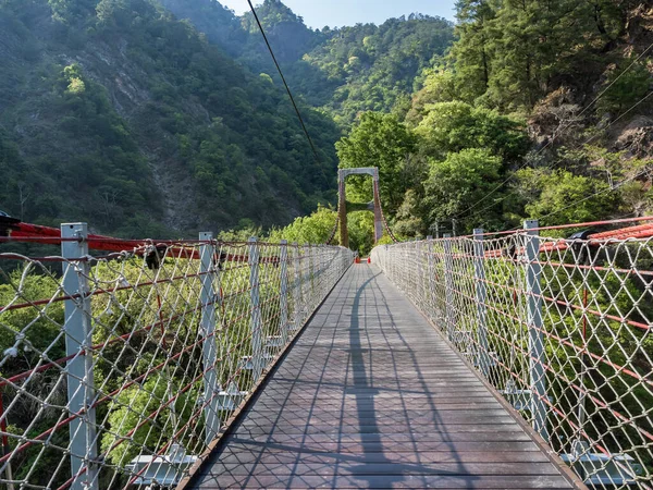 Guguan Asma Köprü Taichung Tayvan — Stok fotoğraf
