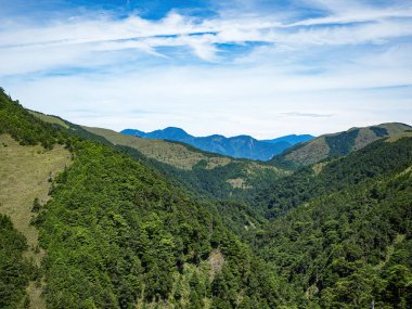 Tayvan 'daki Hehuan Dağı manzarası.