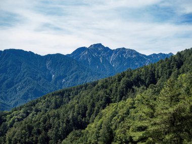 Tayvan 'daki Hehuan Dağı manzarası.