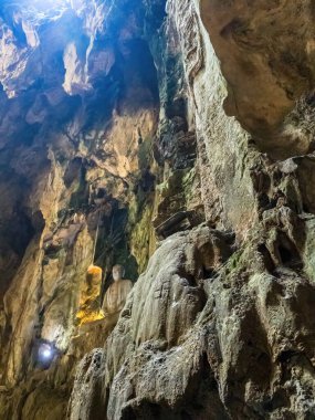Da Nang, Vietnam - 24 Mayıs 2024: Mermer Dağların manzarası - beş mermer ve kireçtaşı tepelerden oluşan bir küme.