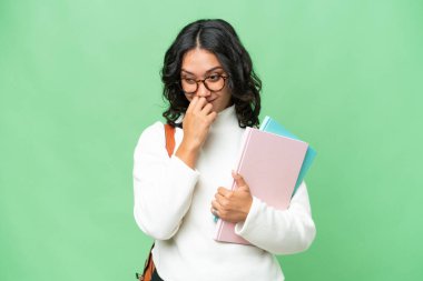 Arjantinli genç bir kadın öğrencinin izole bir geçmişi var.