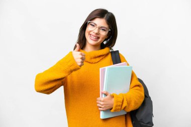 Soyutlanmış beyaz bir geçmişi olan genç bir bayan öğrenci. Çünkü iyi bir şey oldu.