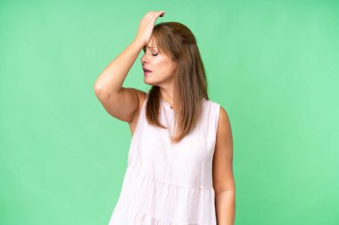 Tecrit edilmiş orta yaşlı kadın bir şey fark etti ve çözümü arıyor.