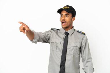 İzole edilmiş beyaz arka plan üzerinde Afrikalı Amerikalıların koruması