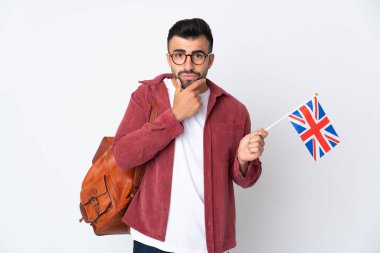 Birleşik Krallık bayrağını tutan İspanyol genç adam şöyle düşünüyor: