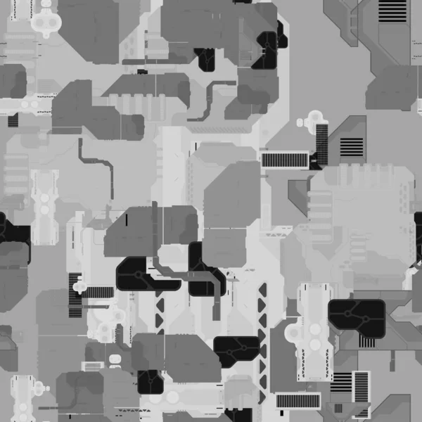 Карта Смещения Scifi Трехмерной Текстуры — стоковое фото