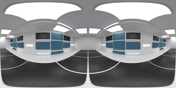 Darstellung Futuristisches Panorama Hdri — Stockfoto