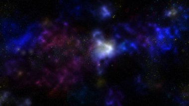 Galaksi ve yıldızların arkaplanı